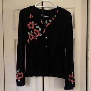 Michelle Nicole Black Knit Top